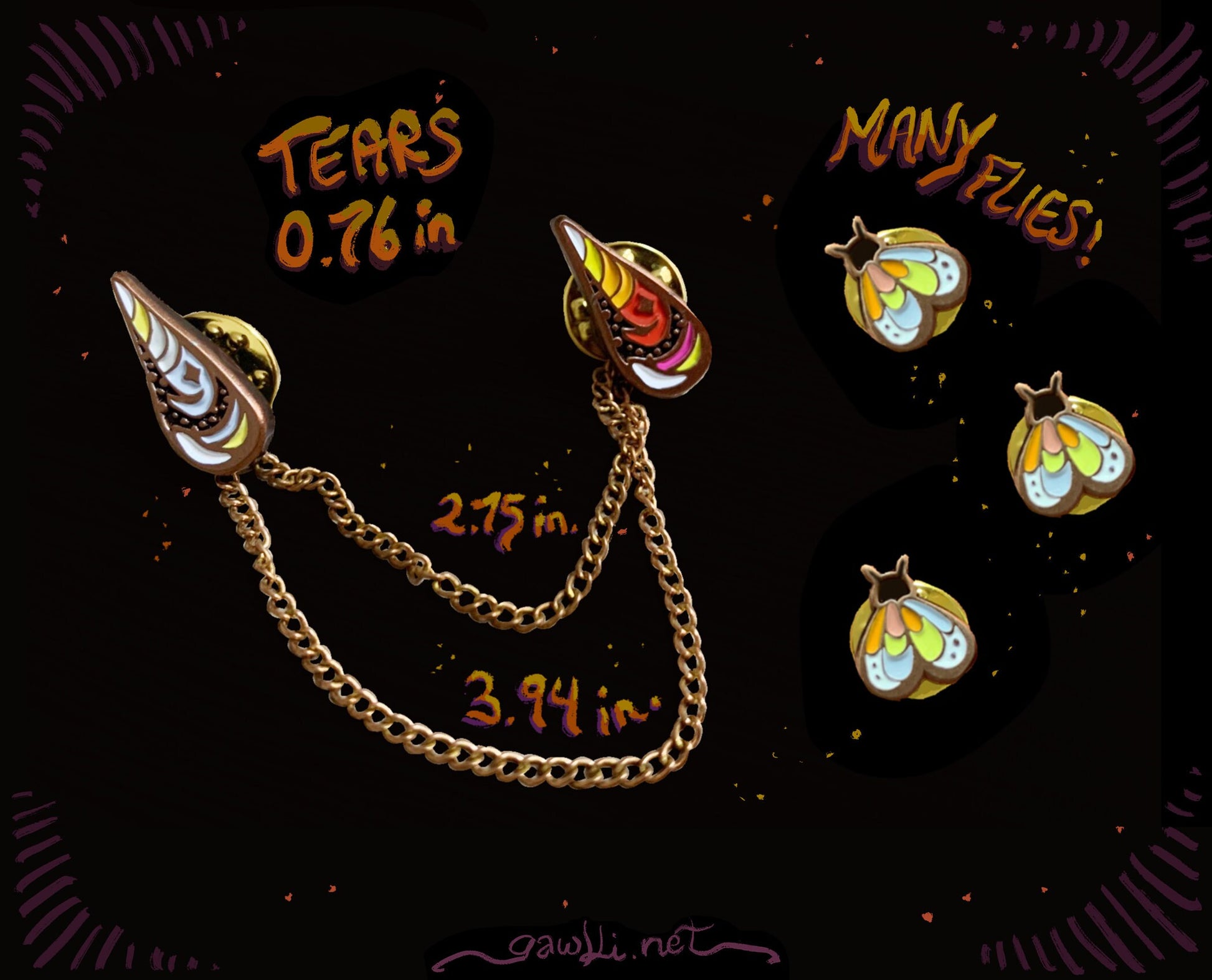 Cry Buggies [Enamel Pins] **RETIRING LOW STOCK